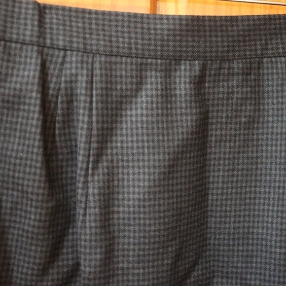 Mark Shale Vintage Charcoal Gingham Skirt Suit with Oriental Style Jacket 12 - Picture 11 of 15